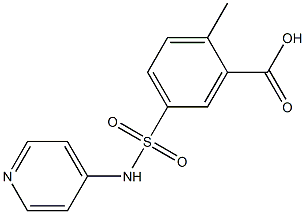 2-methyl-5-(pyridin-4-ylsulfamoyl)benzoic acid