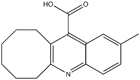 2-methyl-6H,7H,8H,9H,10H,11H-cycloocta[b]quinoline-12-carboxylic acid Structure