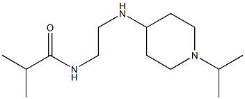 2-methyl-N-(2-{[1-(propan-2-yl)piperidin-4-yl]amino}ethyl)propanamide,,结构式