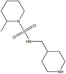 2-methyl-N-(piperidin-4-ylmethyl)piperidine-1-sulfonamide Structure