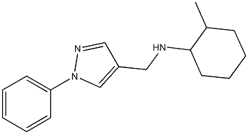 2-methyl-N-[(1-phenyl-1H-pyrazol-4-yl)methyl]cyclohexan-1-amine|