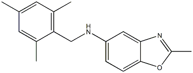 2-methyl-N-[(2,4,6-trimethylphenyl)methyl]-1,3-benzoxazol-5-amine Structure