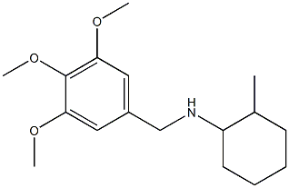 2-methyl-N-[(3,4,5-trimethoxyphenyl)methyl]cyclohexan-1-amine Struktur
