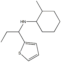 2-methyl-N-[1-(thiophen-2-yl)propyl]cyclohexan-1-amine Structure