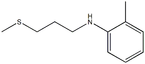 2-methyl-N-[3-(methylsulfanyl)propyl]aniline Structure