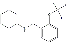 2-methyl-N-{[2-(trifluoromethoxy)phenyl]methyl}cyclohexan-1-amine Structure