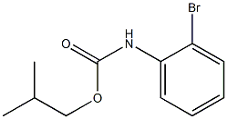 2-methylpropyl N-(2-bromophenyl)carbamate 结构式
