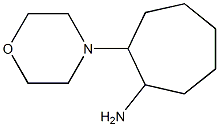 2-morpholin-4-ylcycloheptanamine Structure
