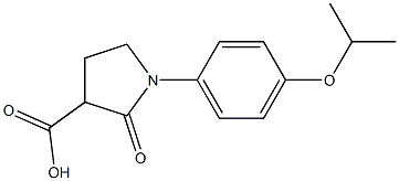 2-oxo-1-[4-(propan-2-yloxy)phenyl]pyrrolidine-3-carboxylic acid