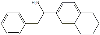 2-phenyl-1-(5,6,7,8-tetrahydronaphthalen-2-yl)ethan-1-amine 结构式
