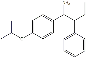 2-phenyl-1-[4-(propan-2-yloxy)phenyl]butan-1-amine|