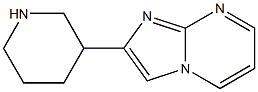 2-piperidin-3-ylimidazo[1,2-a]pyrimidine 化学構造式