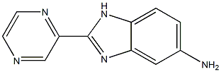 2-pyrazin-2-yl-1H-benzimidazol-5-amine 结构式