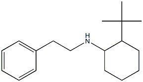 2-tert-butyl-N-(2-phenylethyl)cyclohexan-1-amine,,结构式