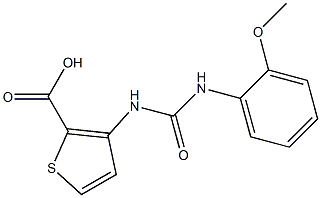 3-({[(2-methoxyphenyl)amino]carbonyl}amino)thiophene-2-carboxylic acid|