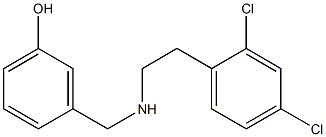 3-({[2-(2,4-dichlorophenyl)ethyl]amino}methyl)phenol|
