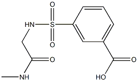 3-({[2-(methylamino)-2-oxoethyl]amino}sulfonyl)benzoic acid
