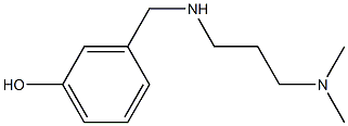 3-({[3-(dimethylamino)propyl]amino}methyl)phenol|