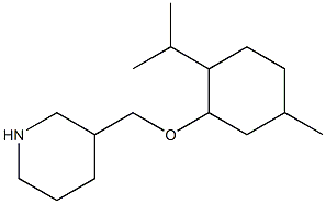 3-({[5-methyl-2-(propan-2-yl)cyclohexyl]oxy}methyl)piperidine