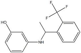 3-({1-[2-(trifluoromethyl)phenyl]ethyl}amino)phenol|