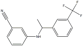 3-({1-[3-(trifluoromethyl)phenyl]ethyl}amino)benzonitrile|