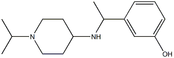 3-(1-{[1-(propan-2-yl)piperidin-4-yl]amino}ethyl)phenol