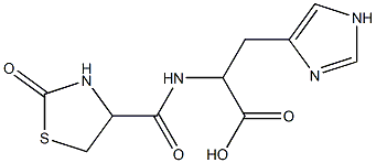  3-(1H-imidazol-4-yl)-2-[(2-oxo-1,3-thiazolidin-4-yl)formamido]propanoic acid