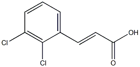 3-(2,3-dichlorophenyl)prop-2-enoic acid 化学構造式