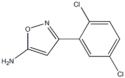 3-(2,5-dichlorophenyl)-1,2-oxazol-5-amine 结构式