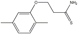 3-(2,5-dimethylphenoxy)propanethioamide|