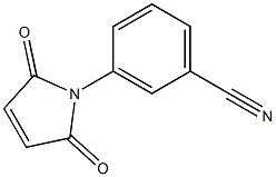 3-(2,5-dioxo-2,5-dihydro-1H-pyrrol-1-yl)benzonitrile 结构式