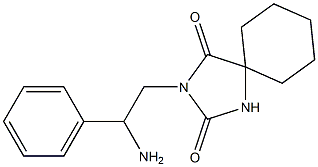 3-(2-amino-2-phenylethyl)-1,3-diazaspiro[4.5]decane-2,4-dione|