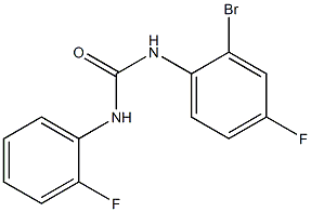  3-(2-bromo-4-fluorophenyl)-1-(2-fluorophenyl)urea