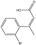 3-(2-bromophenyl)but-2-enoic acid 结构式