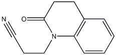 3-(2-oxo-3,4-dihydroquinolin-1(2H)-yl)propanenitrile Struktur