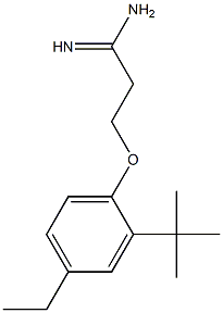  3-(2-tert-butyl-4-ethylphenoxy)propanimidamide