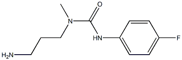 3-(3-aminopropyl)-1-(4-fluorophenyl)-3-methylurea Structure
