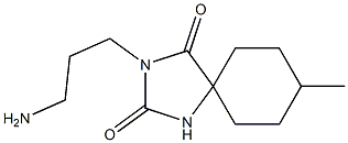 3-(3-aminopropyl)-8-methyl-1,3-diazaspiro[4.5]decane-2,4-dione