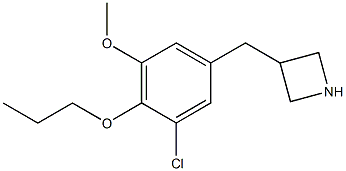 3-(3-chloro-5-methoxy-4-propoxybenzyl)azetidine