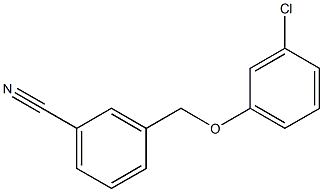 3-(3-chlorophenoxymethyl)benzonitrile