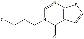 3-(3-chloropropyl)-3H,4H-thieno[2,3-d]pyrimidin-4-one