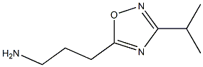 3-(3-isopropyl-1,2,4-oxadiazol-5-yl)propan-1-amine|