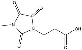 3-(3-methyl-2,4,5-trioxoimidazolidin-1-yl)propanoic acid|
