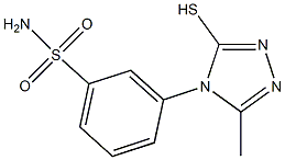 3-(3-methyl-5-sulfanyl-4H-1,2,4-triazol-4-yl)benzene-1-sulfonamide|