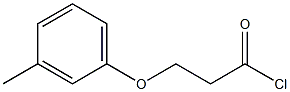 3-(3-methylphenoxy)propanoyl chloride Structure