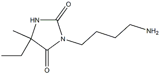 3-(4-aminobutyl)-5-ethyl-5-methylimidazolidine-2,4-dione