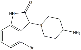 3-(4-aminopiperidin-1-yl)-4-bromo-2,3-dihydro-1H-indol-2-one