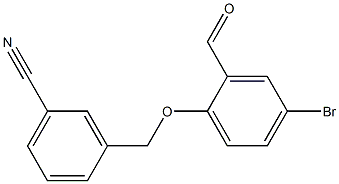 3-(4-bromo-2-formylphenoxymethyl)benzonitrile