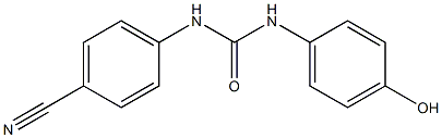 3-(4-cyanophenyl)-1-(4-hydroxyphenyl)urea Structure