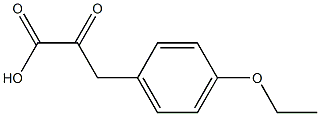 3-(4-ethoxyphenyl)-2-oxopropanoic acid,,结构式